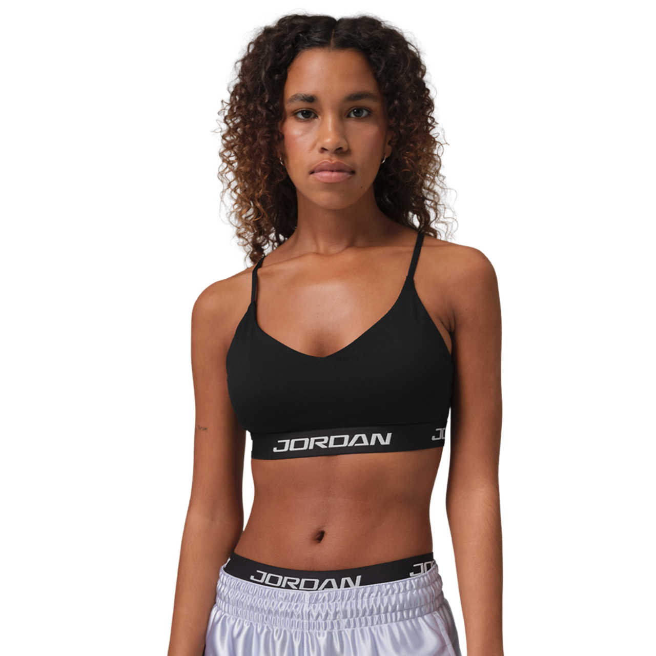 Jordan Sport Indy Essentials Bra Image 1 of 4. Tap to open photo gallery.