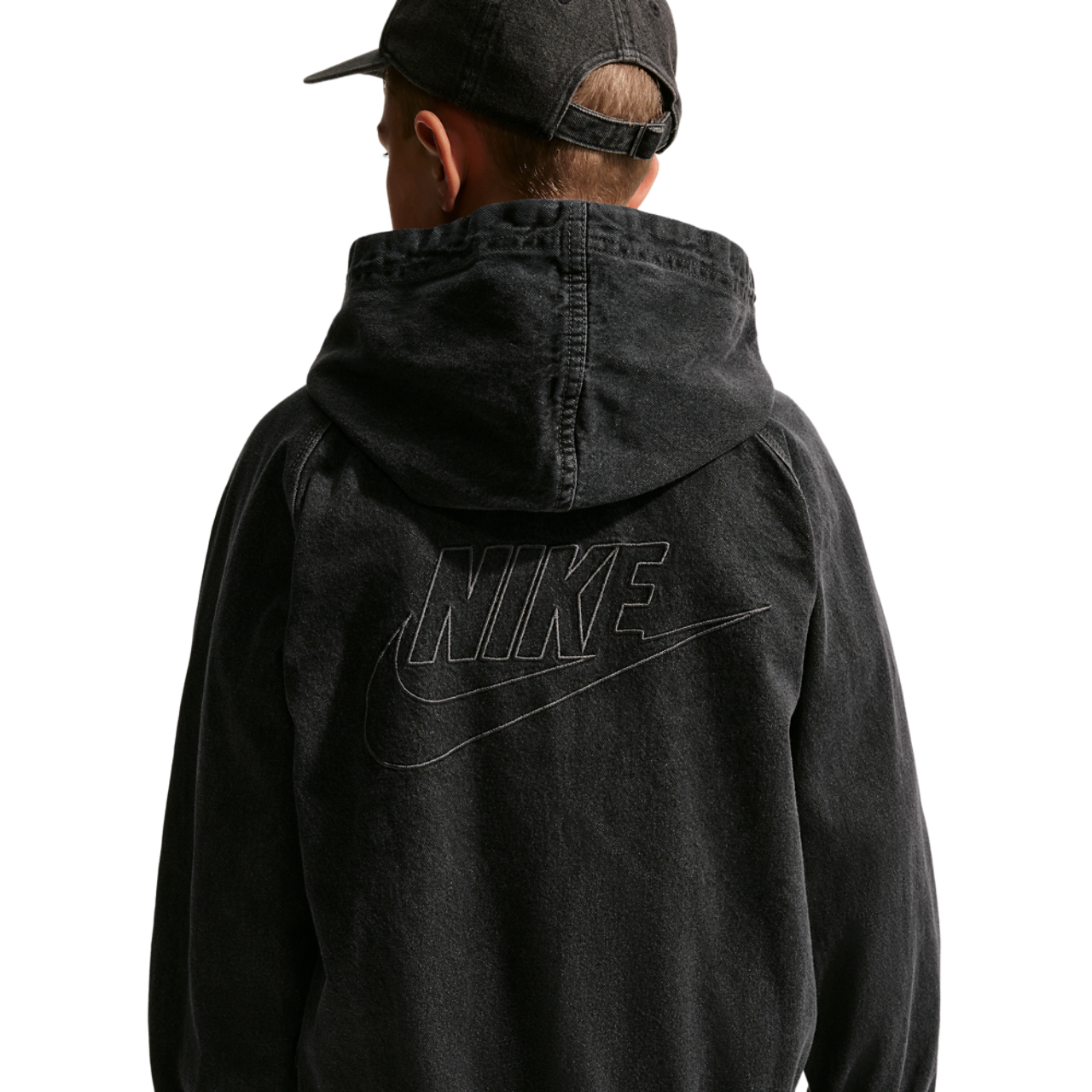 Nike NSW WR Denim Full Zip Jacket - Boys' Grade School | Kids Foot