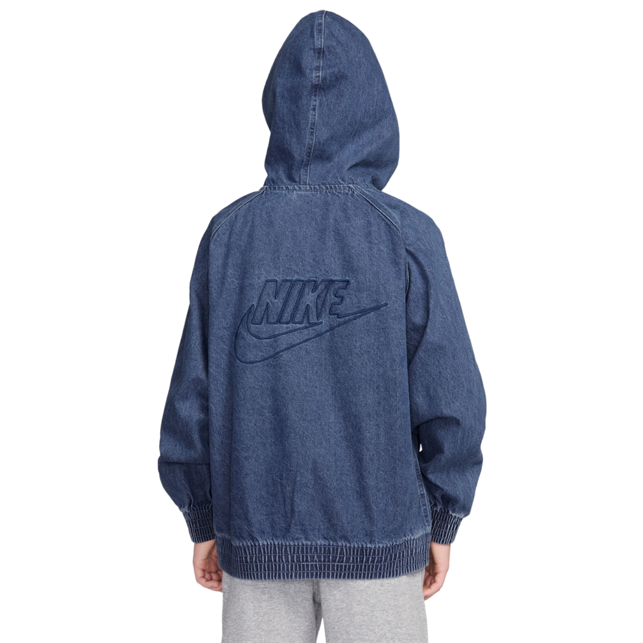 Nike NSW WR Denim Full Zip Jacket - Boys' Grade School | Foot Locker