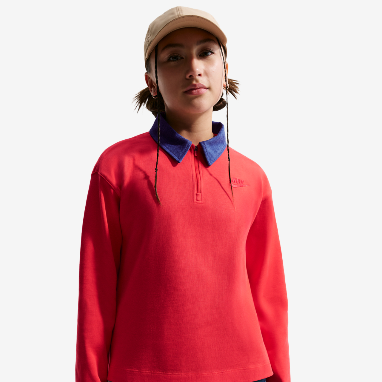 Nike NSW Pullover Long Sleeve Top Image 1 of 4. Tap to open photo gallery.