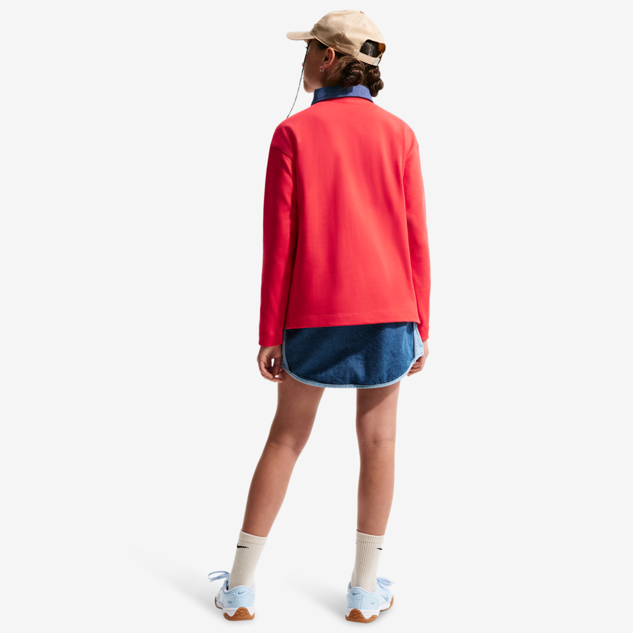 Nike NSW Pullover Long Sleeve Top Image 4 of 4. Tap to open photo gallery.