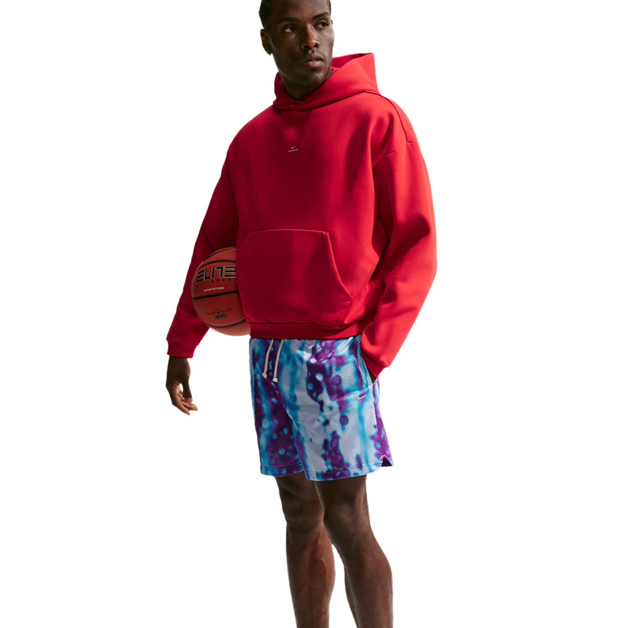 Nike Dri-FIT 5 Inch Mesh Print Shorts Image 3 of 3. Tap to open photo gallery.