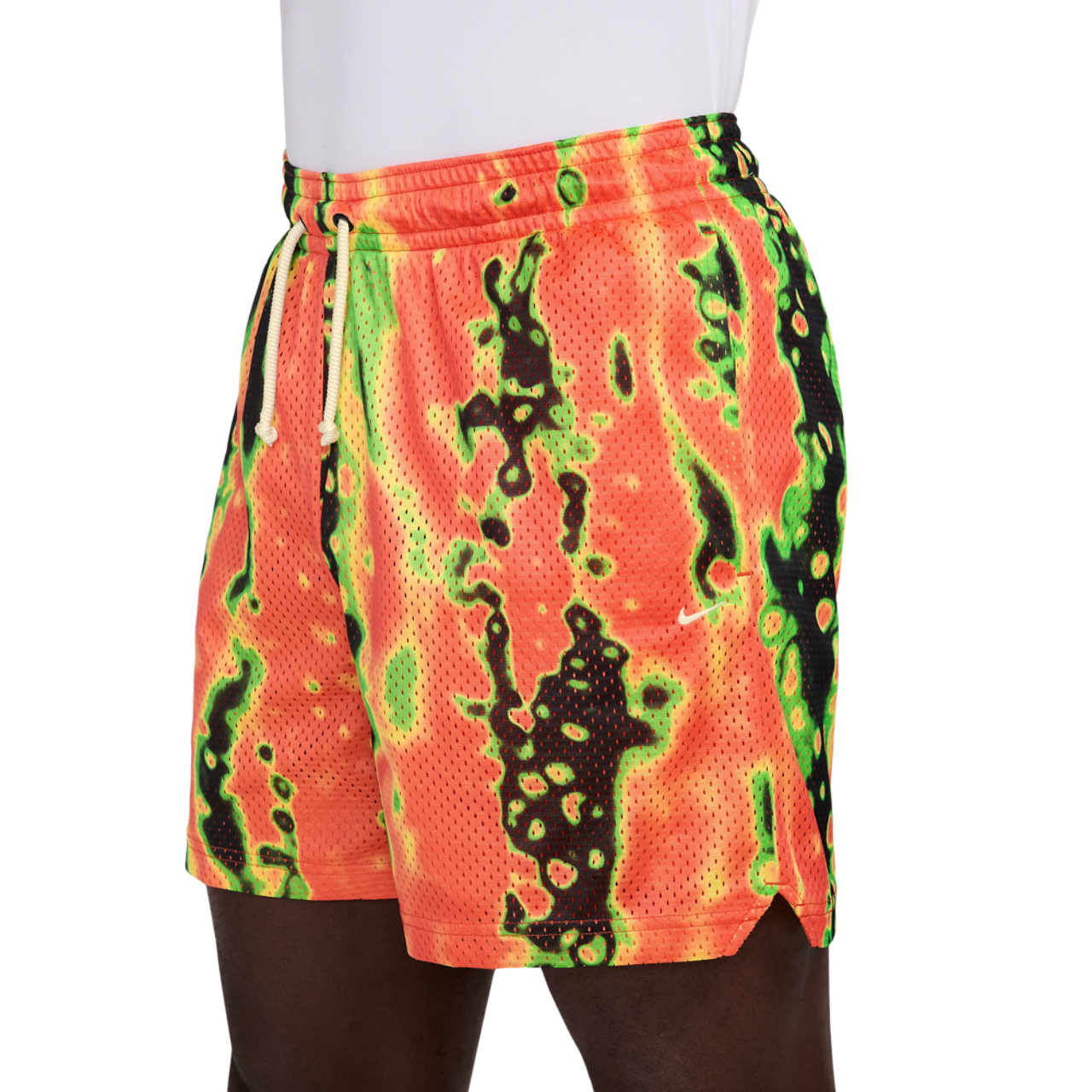 Nike Dri-FIT 5 Inch Mesh Print Shorts Image 3 of 4. Tap to open photo gallery.