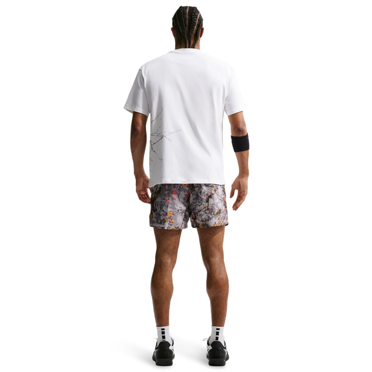 Nike Dri-FIT SI Practice Mesh AOP 5" Shorts Image 4 of 4. Tap to open photo gallery.