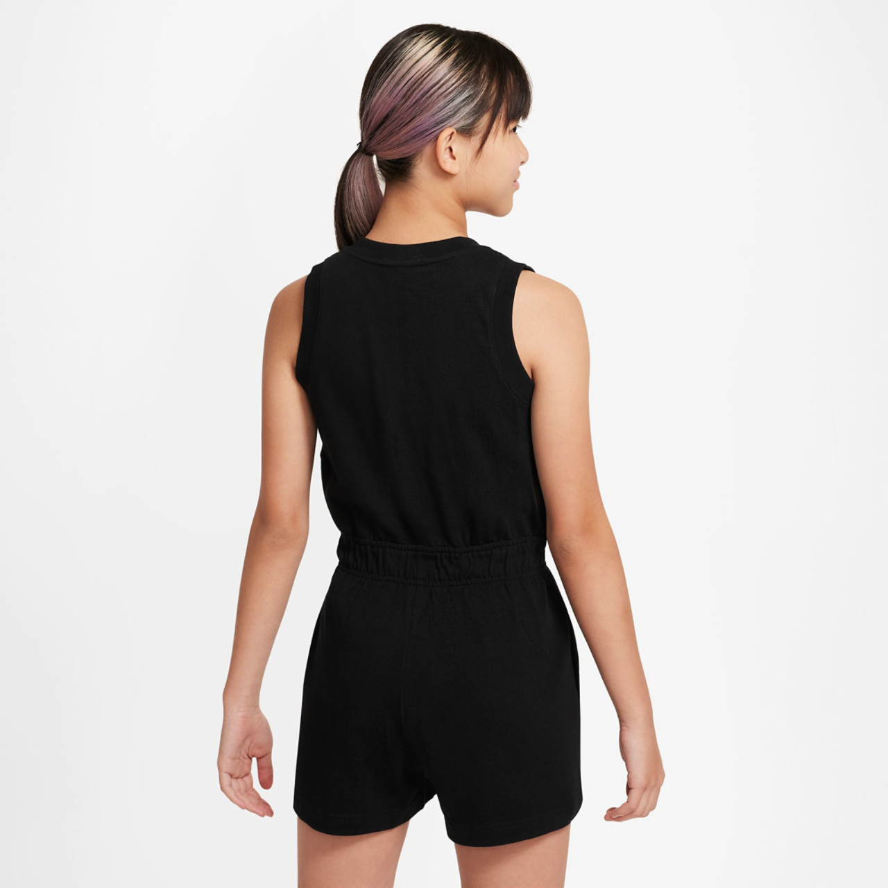 Nike Romper Jersey Solid Image 2 of 2. Tap to open photo gallery.