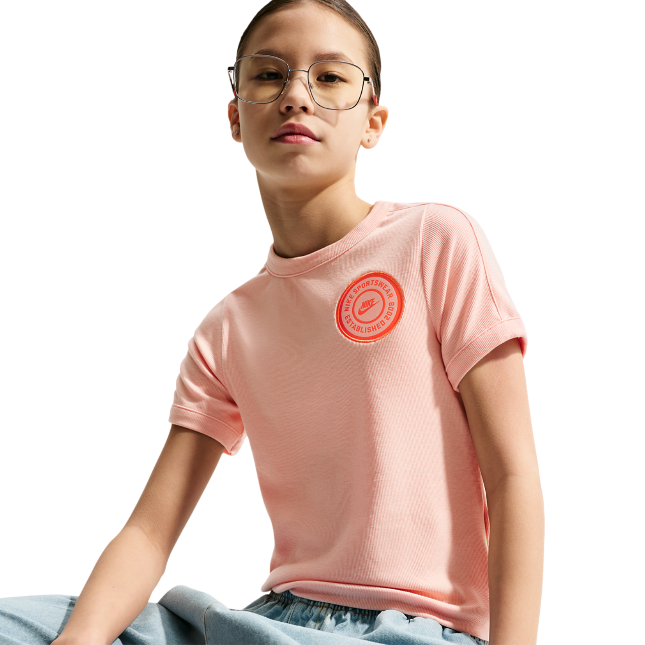 Nike NSW Short Sleeve Rip Top Image 3 of 5. Tap to open photo gallery.