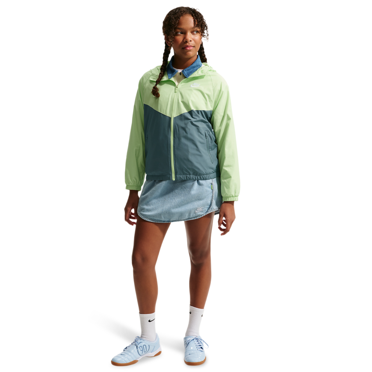 Nike Windrunner Hooded Jacket Image 6 of 6. Tap to open photo gallery.