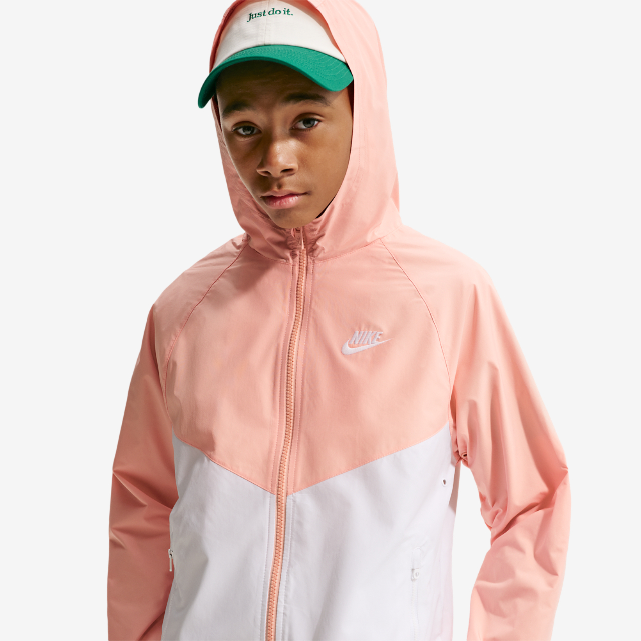 Nike Windrunner Hooded Jacket Image 1 of 4. Tap to open photo gallery.