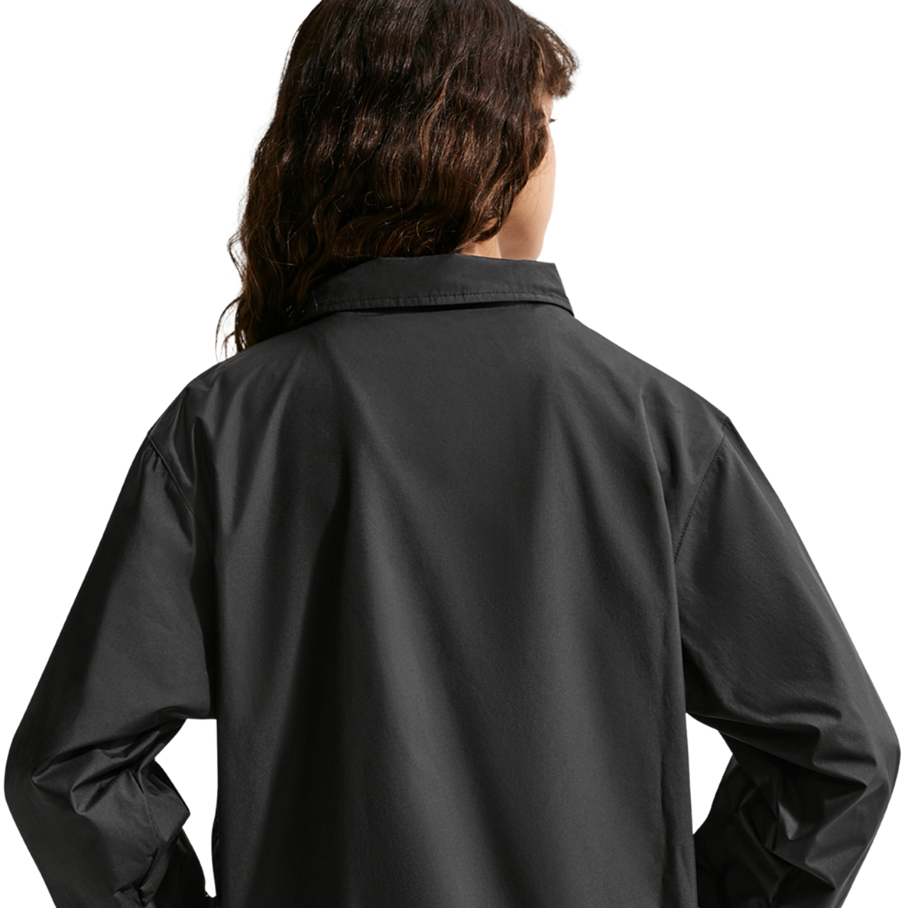 Nike NSW Repel Club Woven Coach Jacket Image 2 of 3. Tap to open photo gallery.
