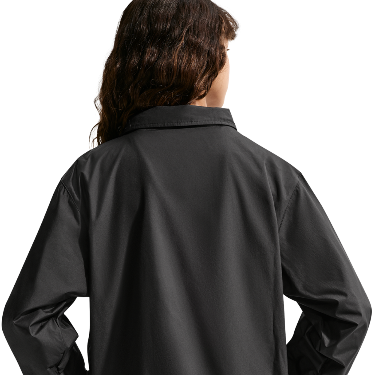 Nike NSW Repel Club Woven Coach Jacket Image 2 of 3. Tap to open photo gallery.