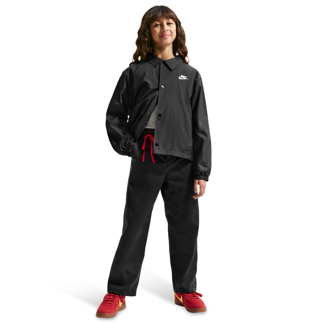Nike NSW Repel Club Woven Coach Jacket Image 3 of 3. Tap to open photo gallery.