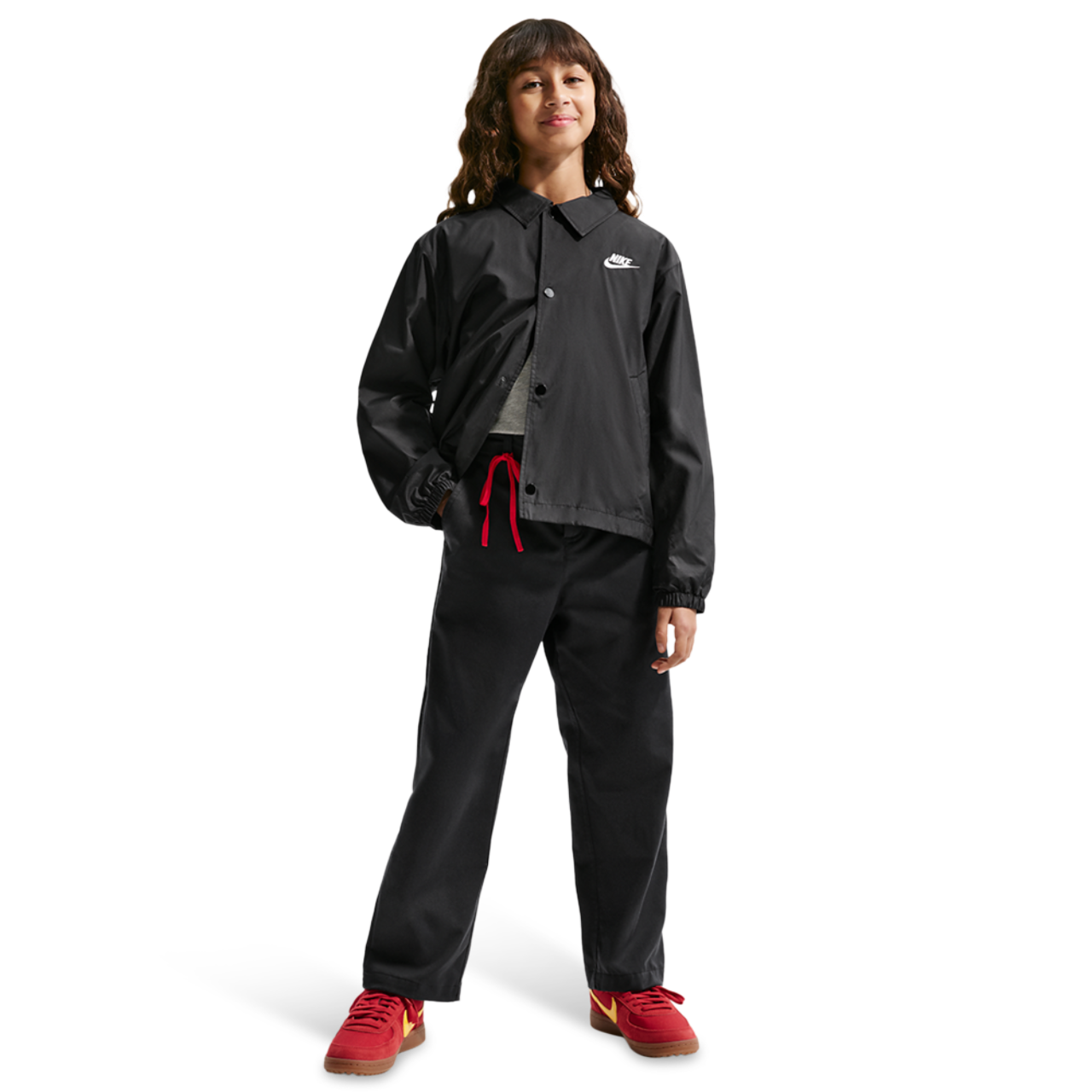 Nike NSW Repel Club Woven Coach Jacket Image 3 of 3. Tap to open photo gallery.