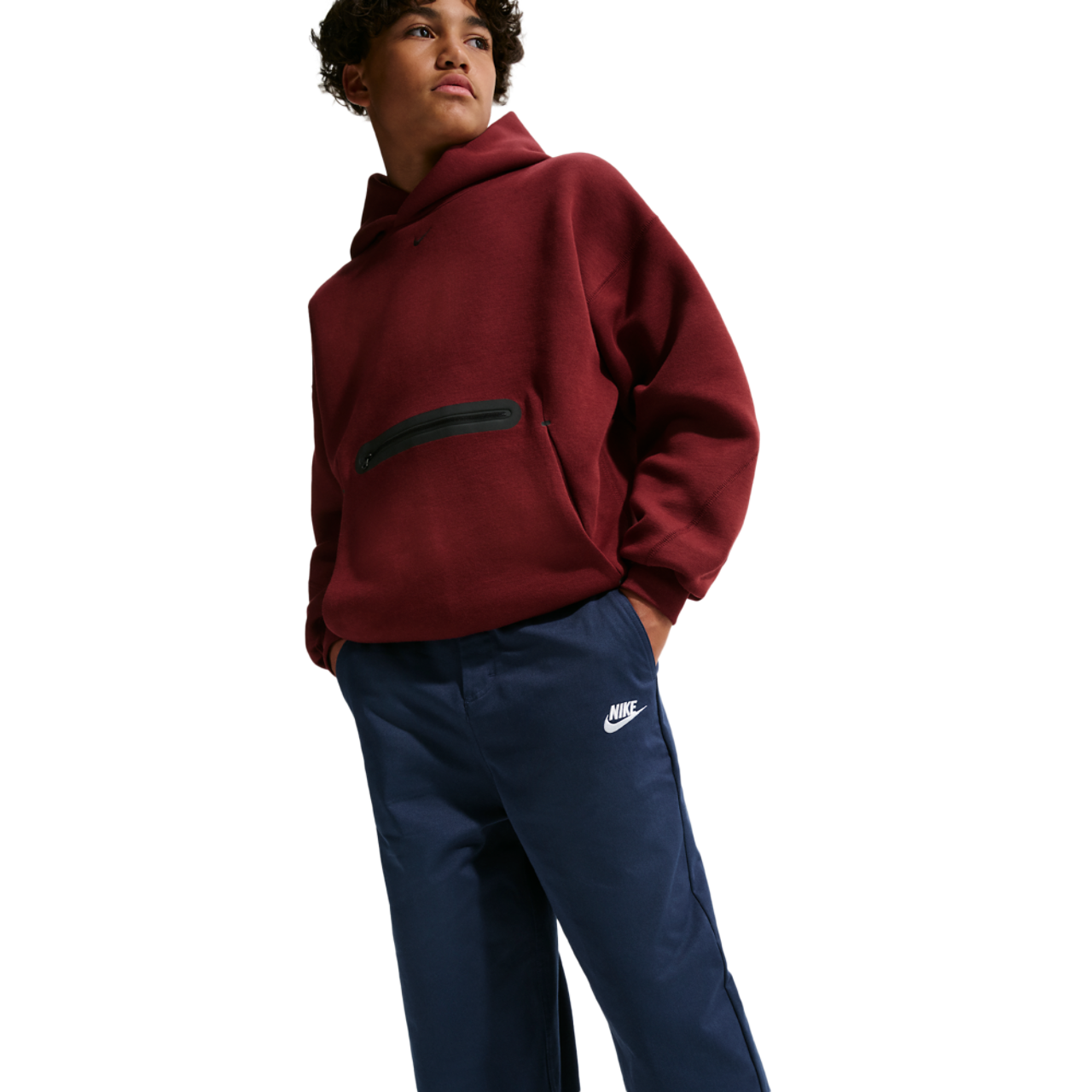 Nike NSW Club Woven Everyday Pant Image 3 of 6. Tap to open photo gallery.