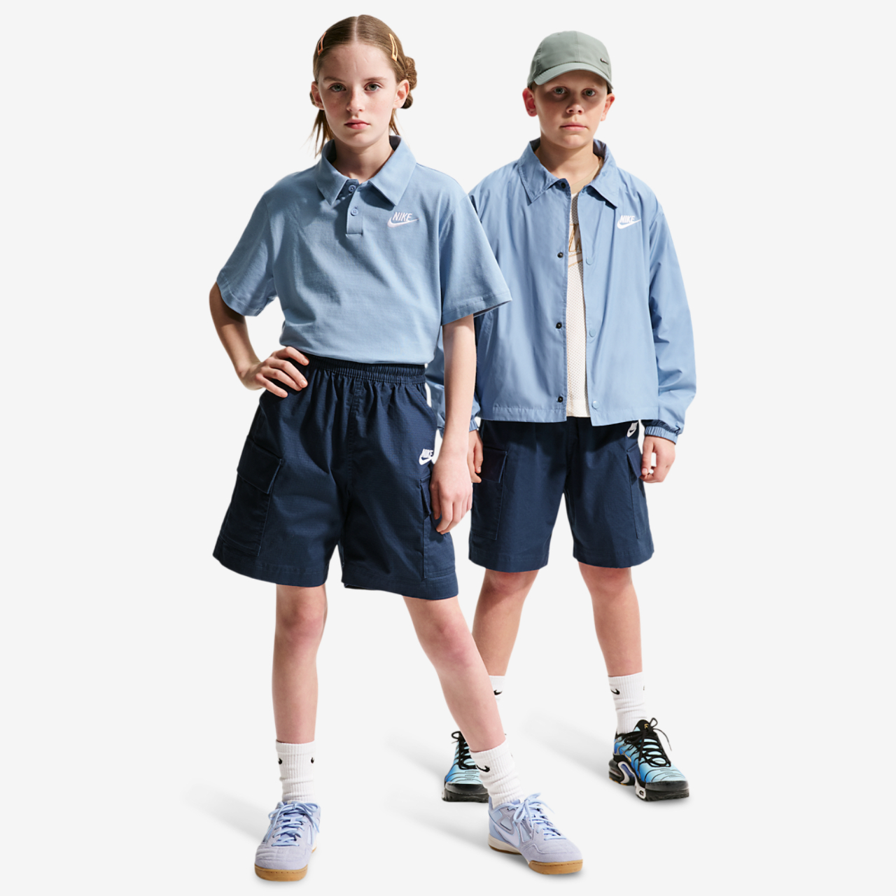 Nike NSW Club Woven Cargo Short Image 3 of 3. Tap to open photo gallery.