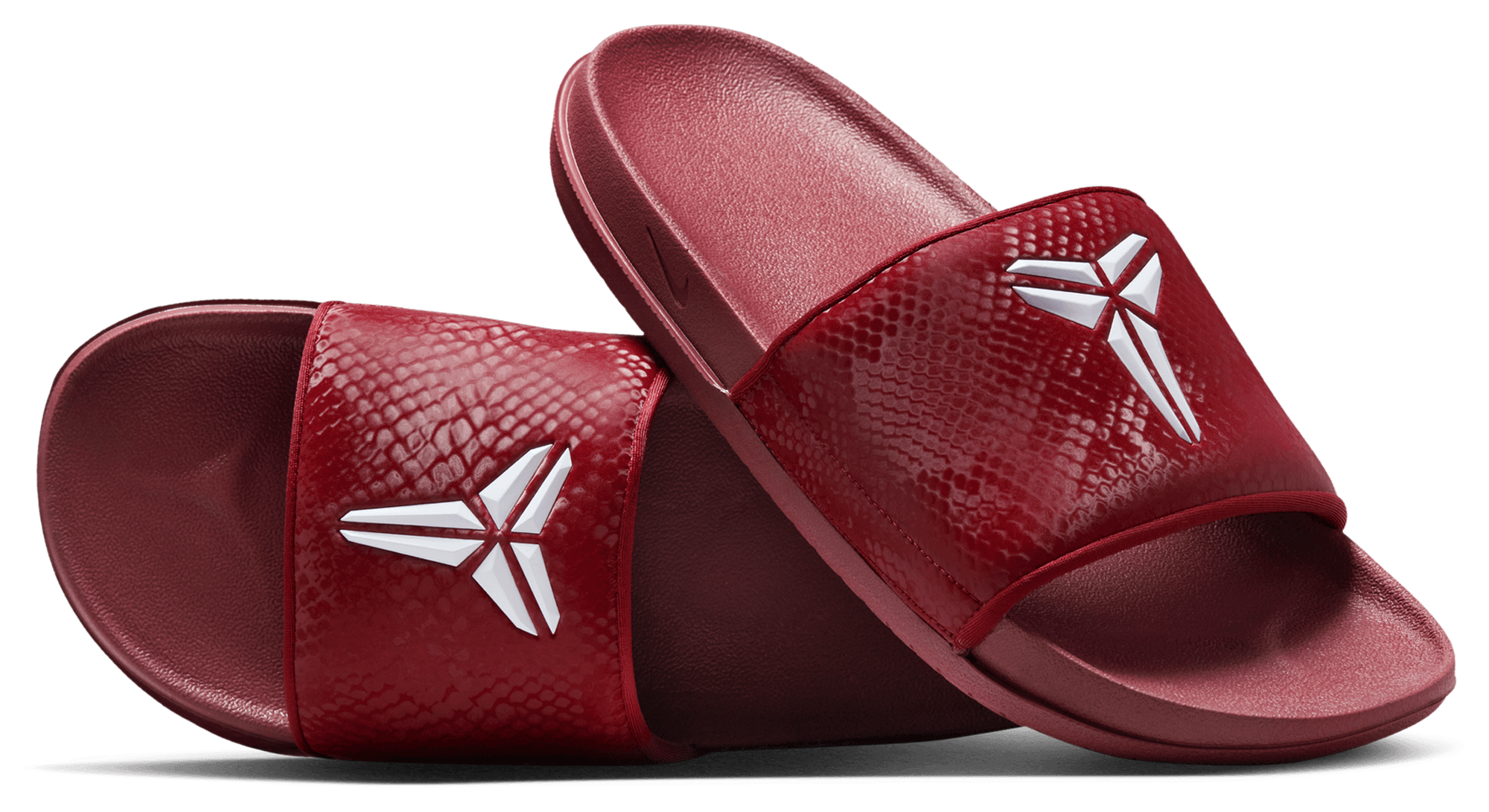 Nike Kobe Off Court Slides - White/Team Red - Image 5