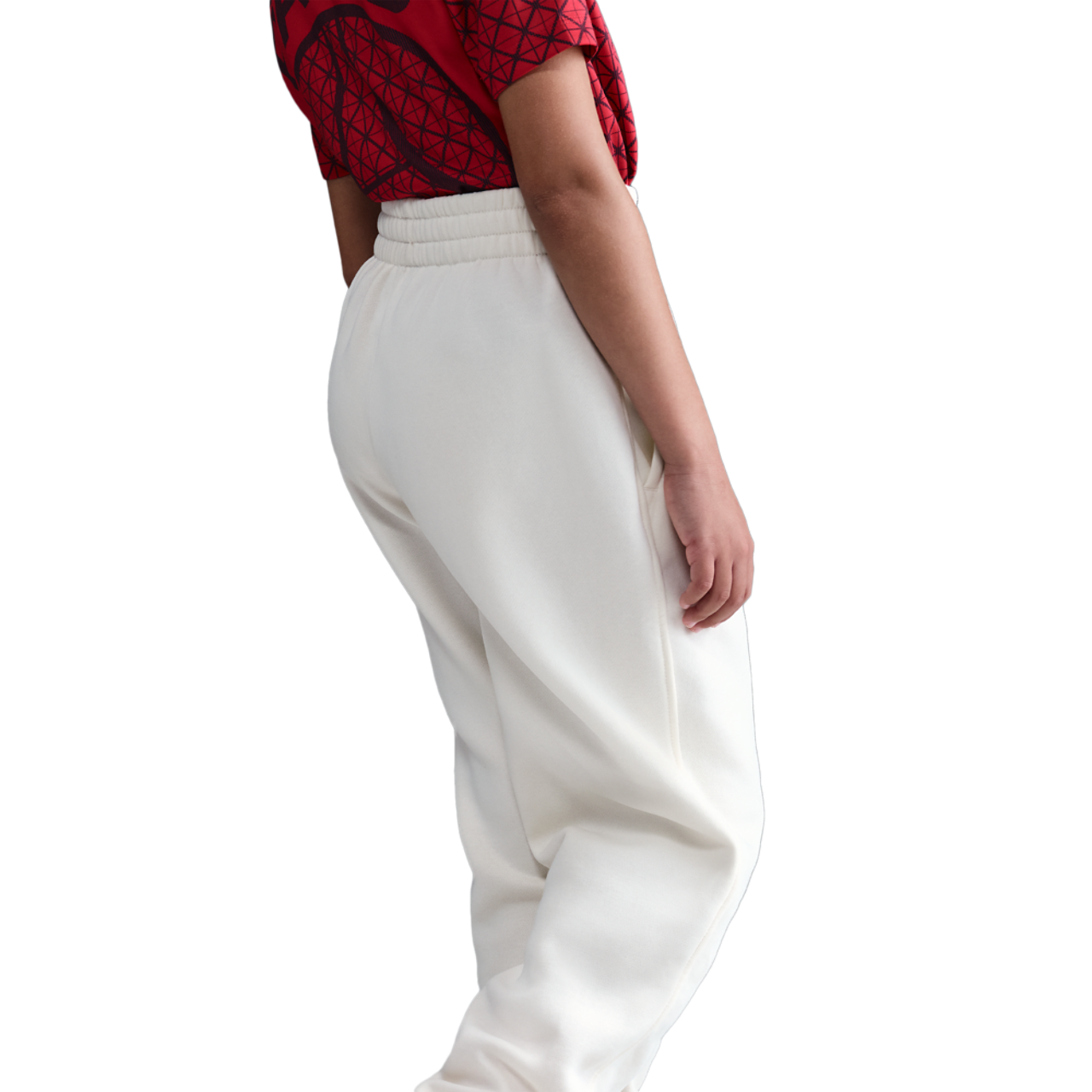 Nike NSW Club LBR Oversized Fleece Pants Image 2 of 4. Tap to open photo gallery.