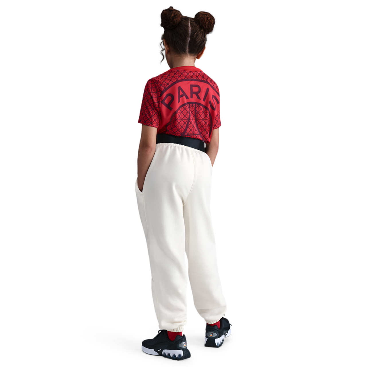 Nike NSW Club LBR Oversized Fleece Pants Image 4 of 4. Tap to open photo gallery.