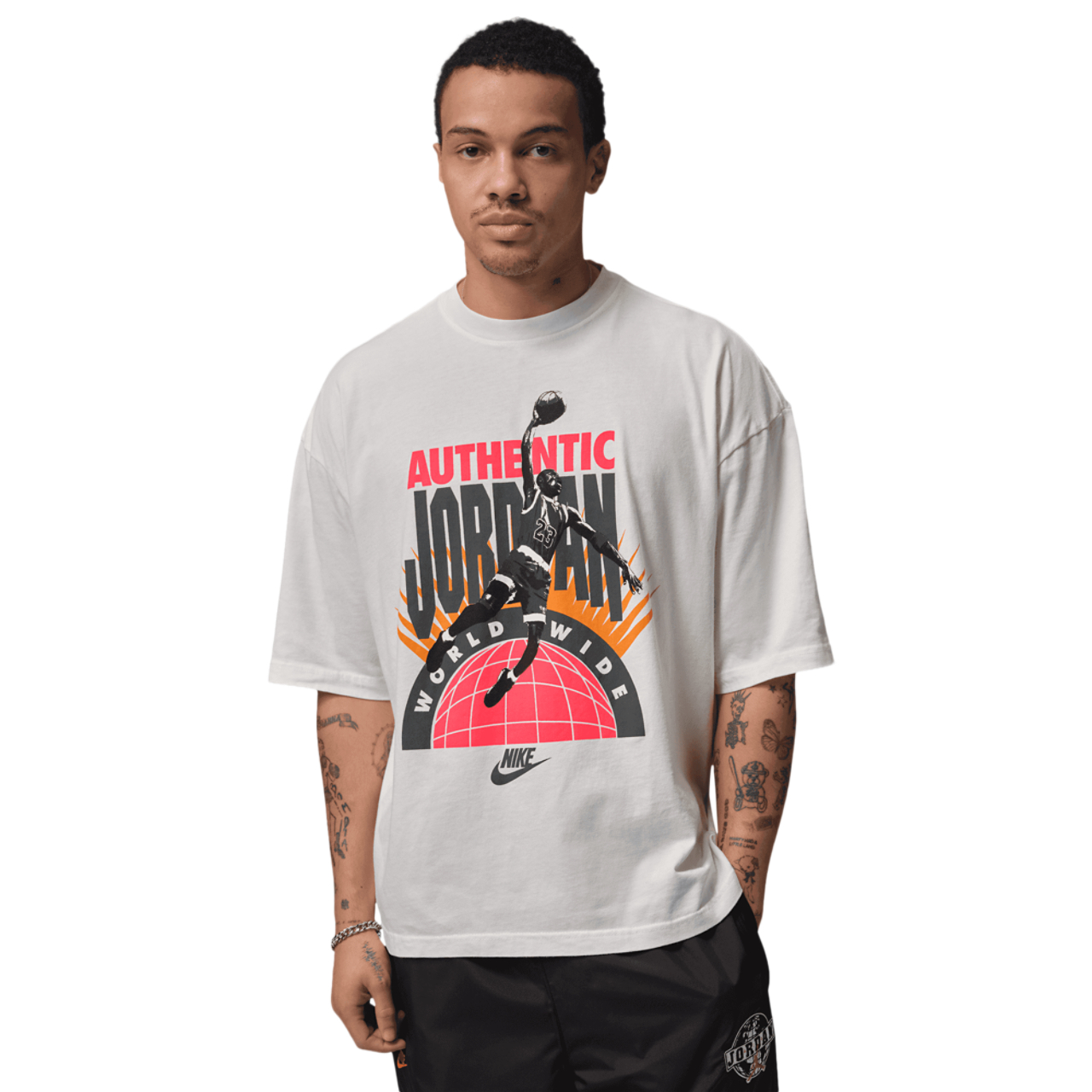 Jordan Reissue WW Oversized Short Sleeve Crew Image 1 of 5. Tap to open photo gallery.