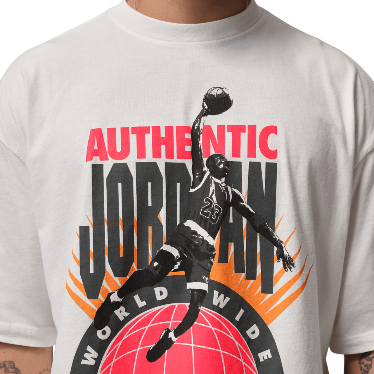 Jordan Reissue WW Oversized Short Sleeve Crew Image 3 of 5. Tap to open photo gallery.