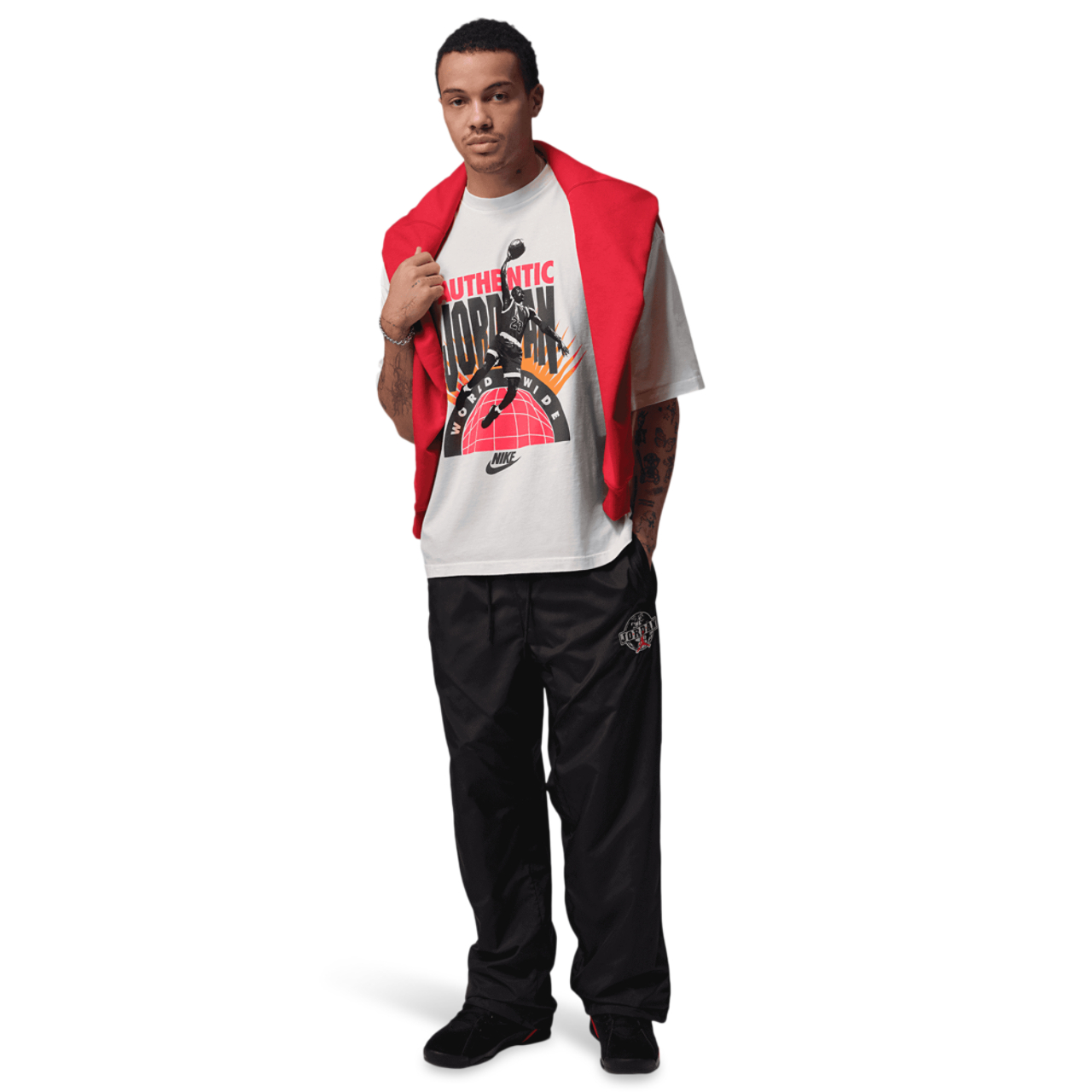 Jordan Reissue WW Oversized Short Sleeve Crew Image 5 of 5. Tap to open photo gallery.