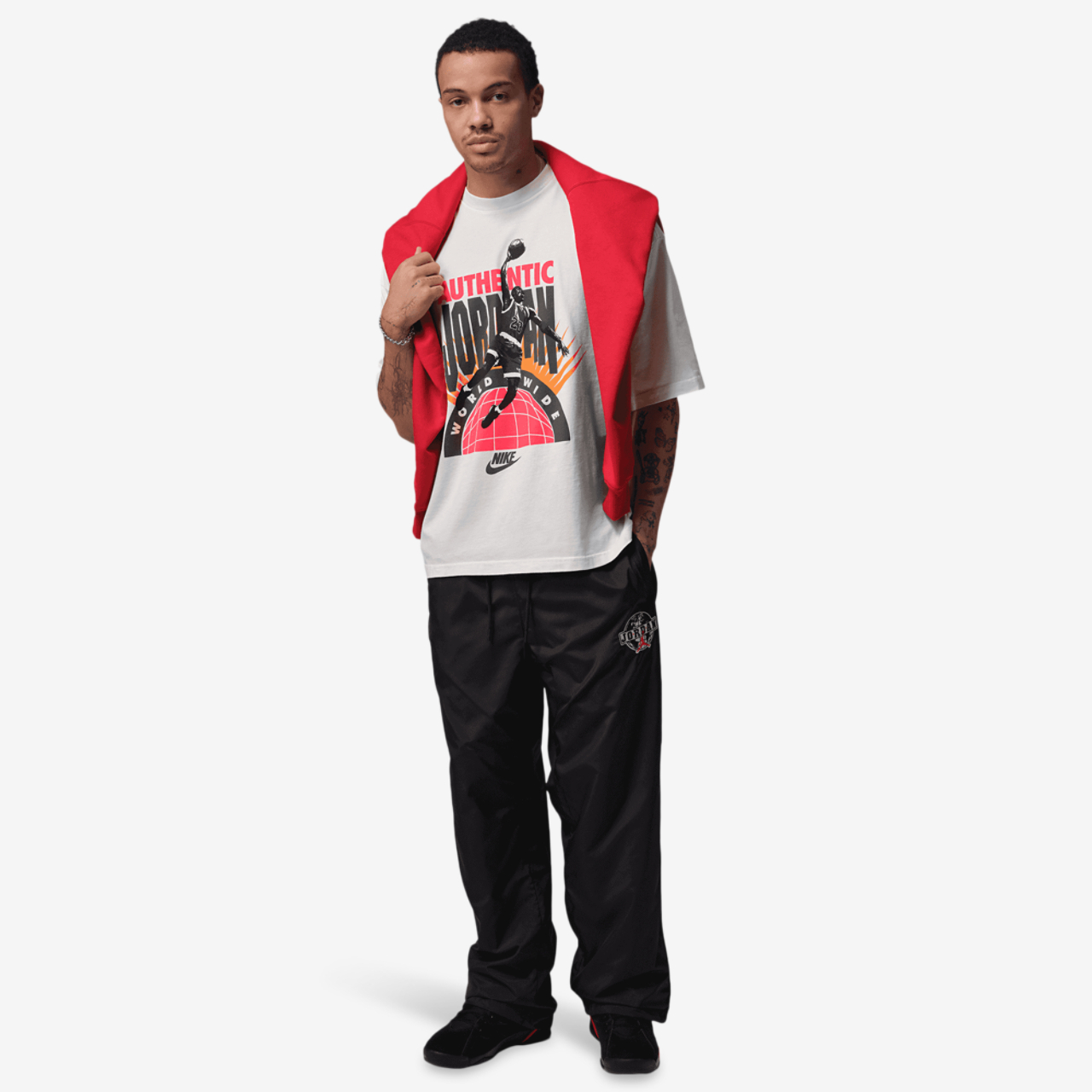 Jordan Reissue WW Oversized Short Sleeve Crew Image 5 of 5. Tap to open photo gallery.