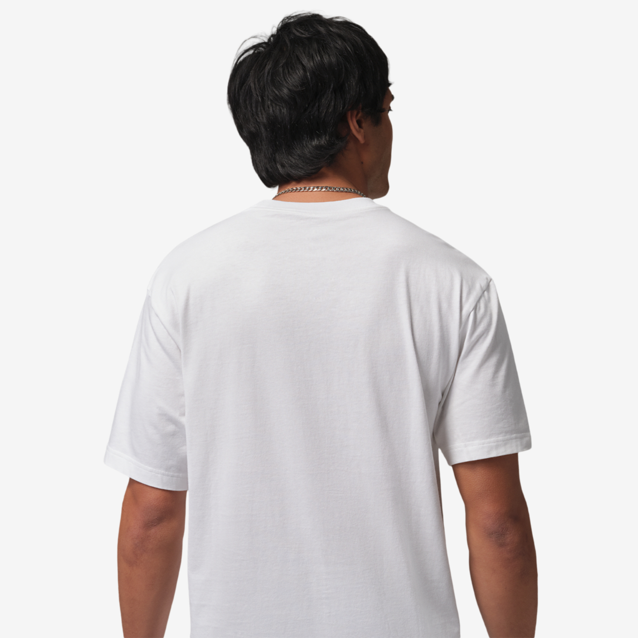 Jordan Sneaker Patch Short Sleeve Crew Image 2 of 4. Tap to open photo gallery.