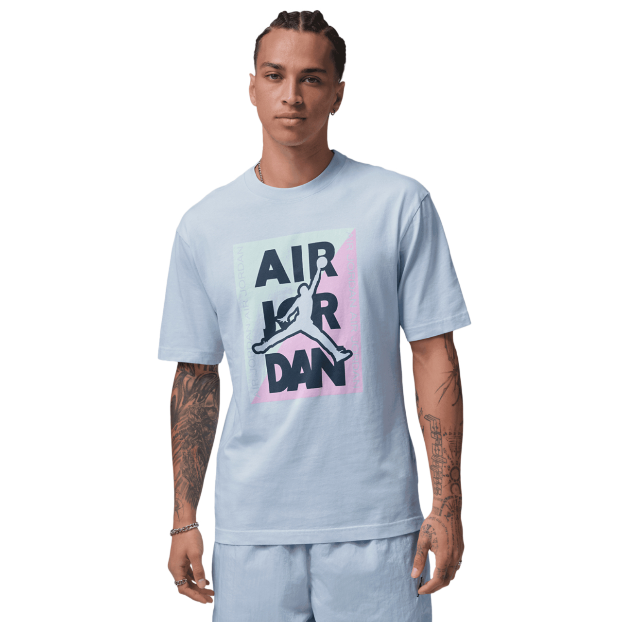 Jordan HBR Jumpman Graphic Short Sleeve Crew Image 1 of 5. Tap to open photo gallery.