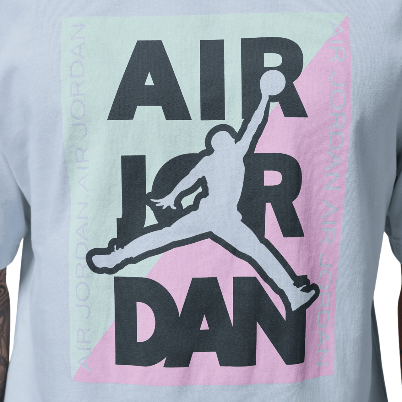 Jordan HBR Jumpman Graphic Short Sleeve Crew Image 4 of 5. Tap to open photo gallery.