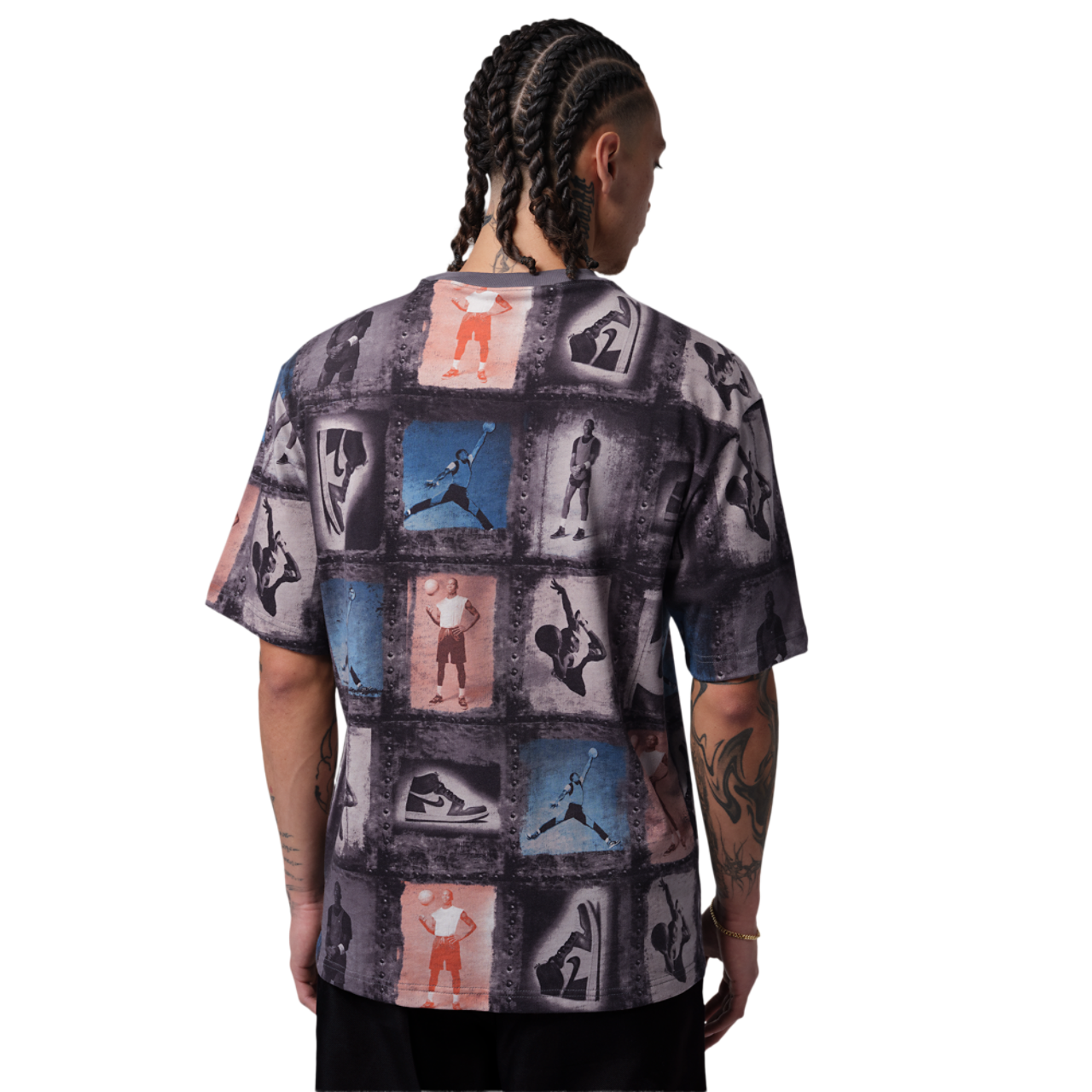 Jordan Flight Club Short Sleeve Crew Image 2 of 3. Tap to open photo gallery.