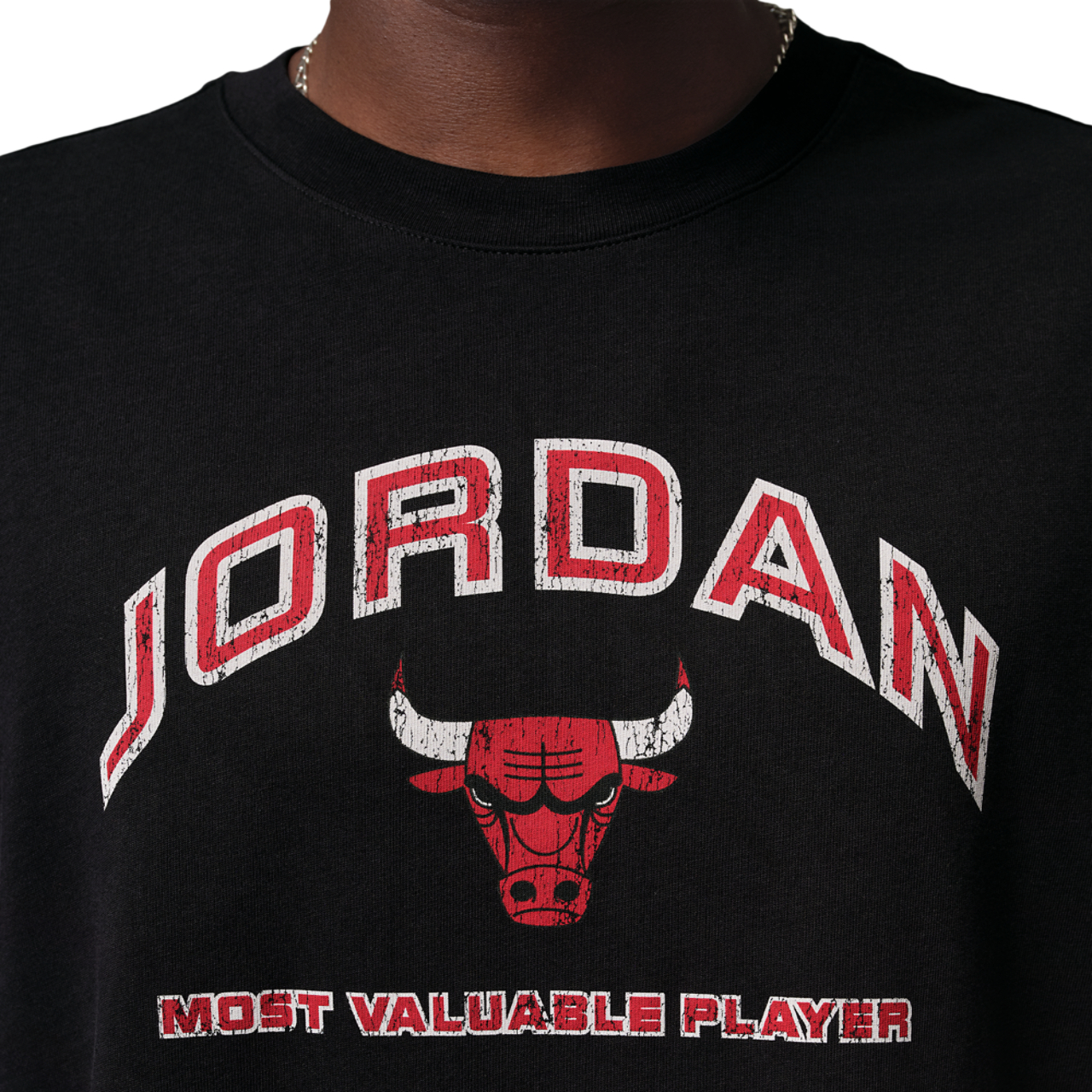 Jordan Flight Essential Boxy Graphic Short Sleeve Crew Image 3 of 4. Tap to open photo gallery.