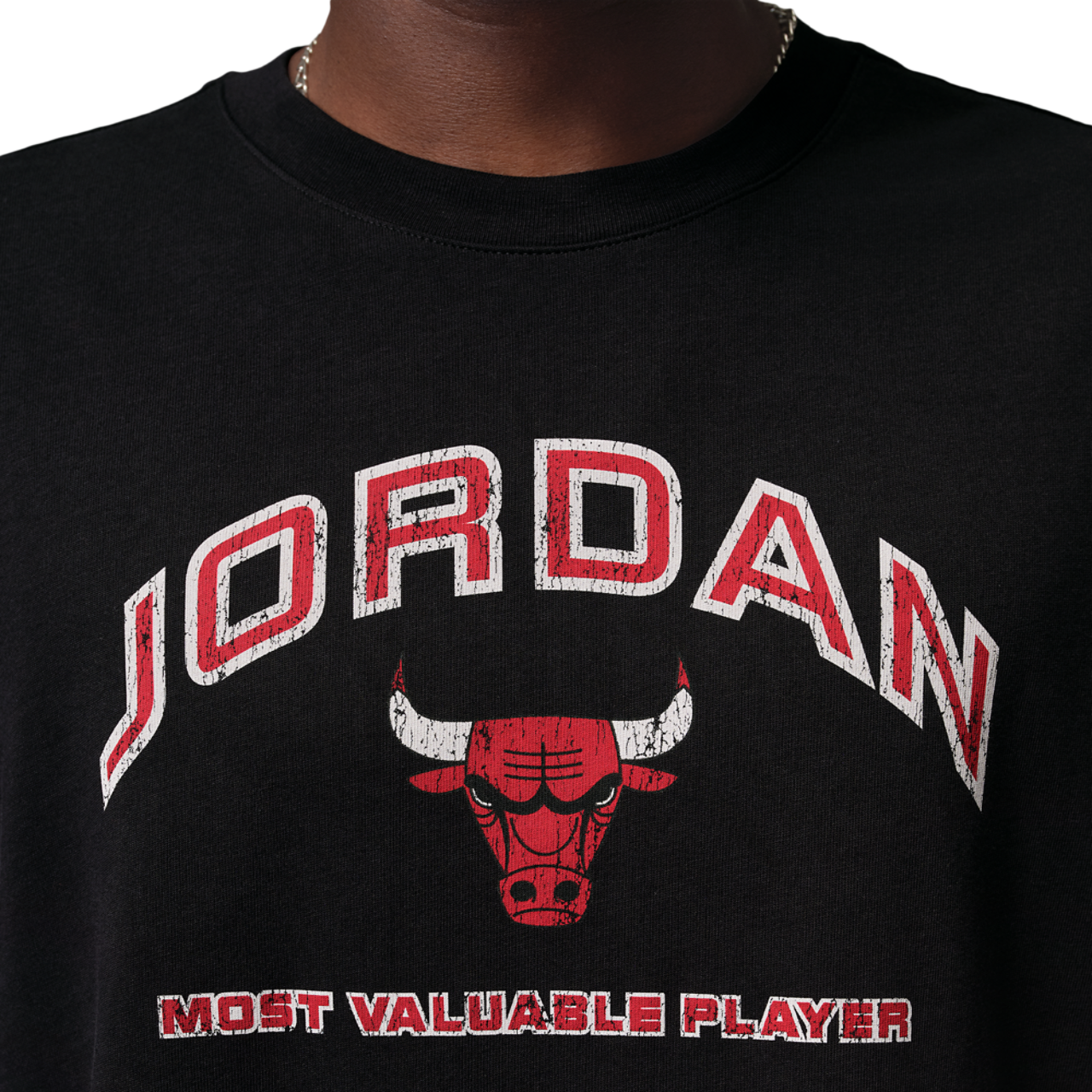 Jordan Flight Essential Boxy Graphic Short Sleeve Crew Image 3 of 4. Tap to open photo gallery.