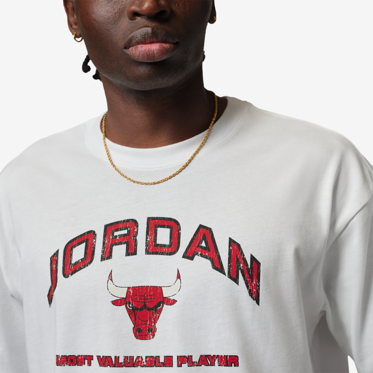 Jordan Flight Essential Boxy Graphic Short Sleeve Crew Image 3 of 4. Tap to open photo gallery.