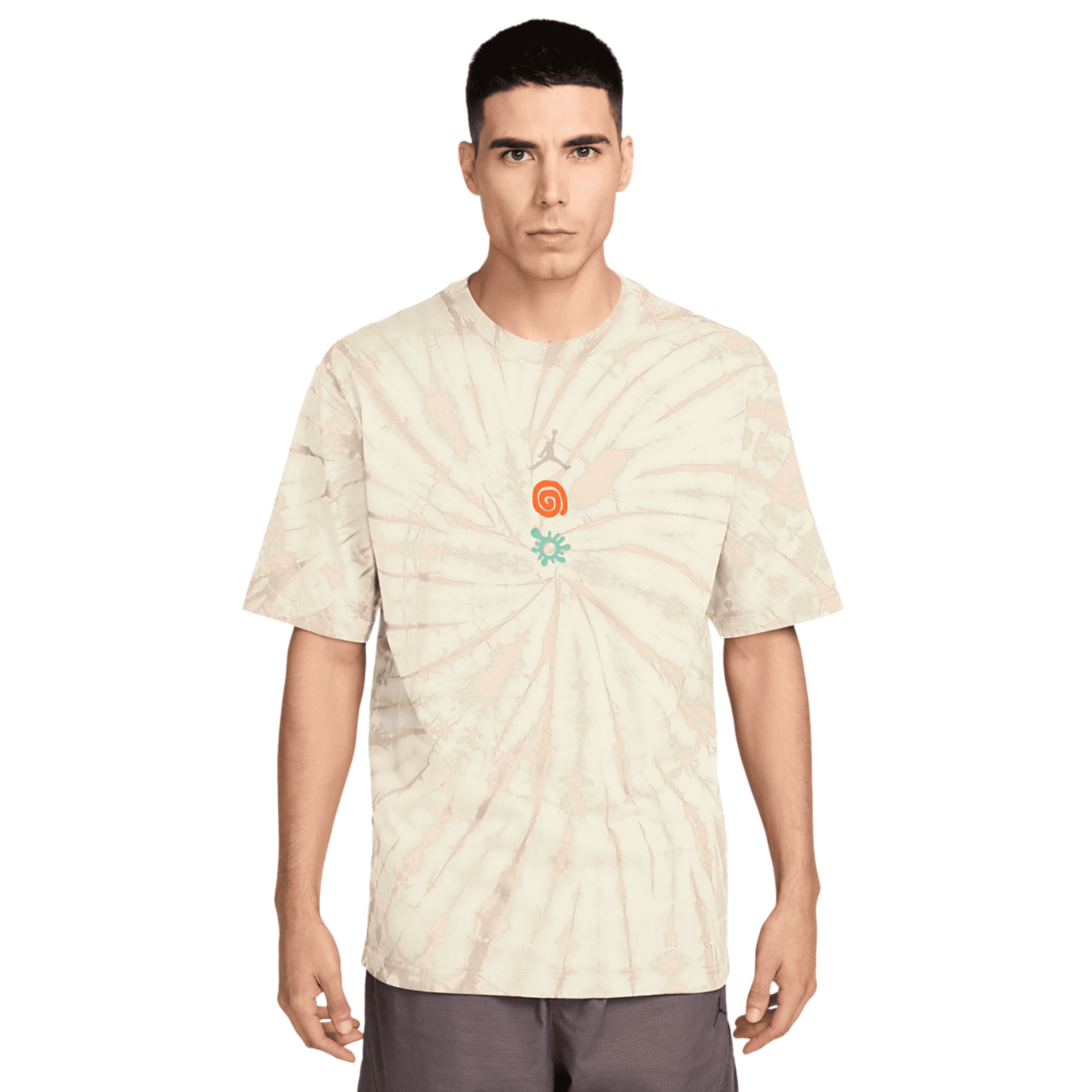 Jordan Brooklyn Tie Dye Festival Short Sleeve Crew - Men's