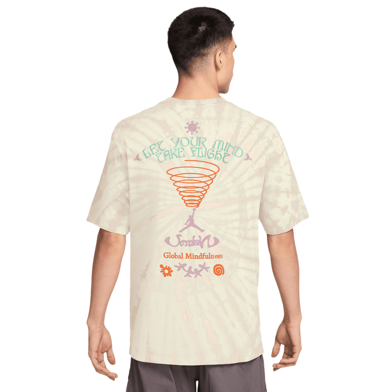 Jordan Brooklyn Tie Dye Festival Short Sleeve Crew Image 2 of 3. Tap to open photo gallery.