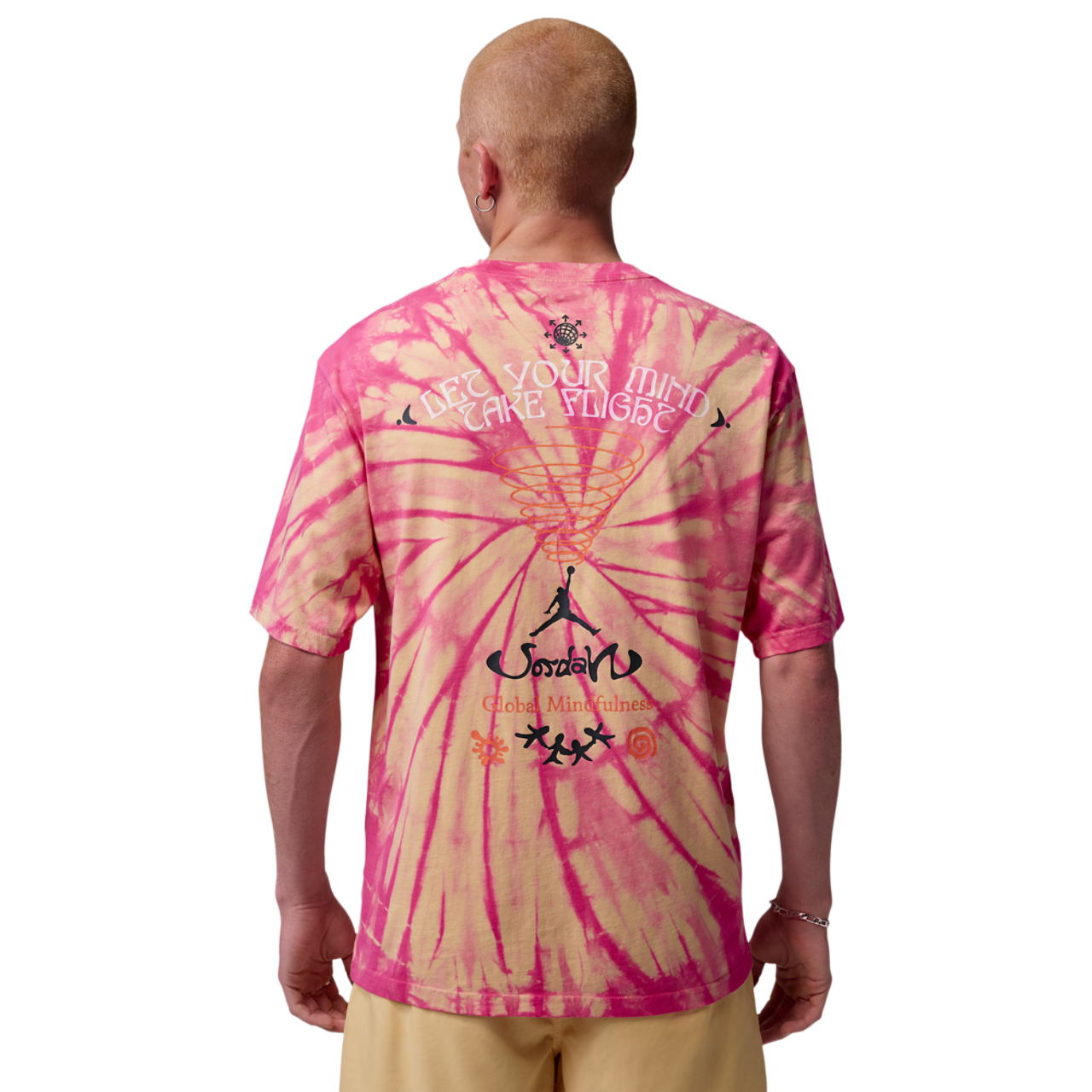 Jordan Brooklyn Tie Dye Festival Short Sleeve Crew Image 2 of 6. Tap to open photo gallery.