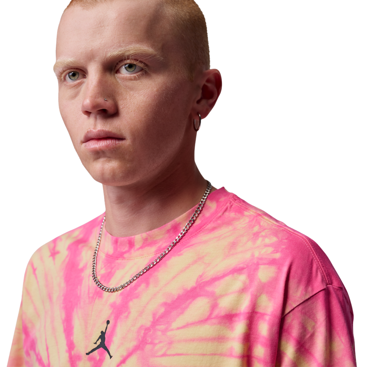 Jordan Brooklyn Tie Dye Festival Short Sleeve Crew Image 3 of 6. Tap to open photo gallery.