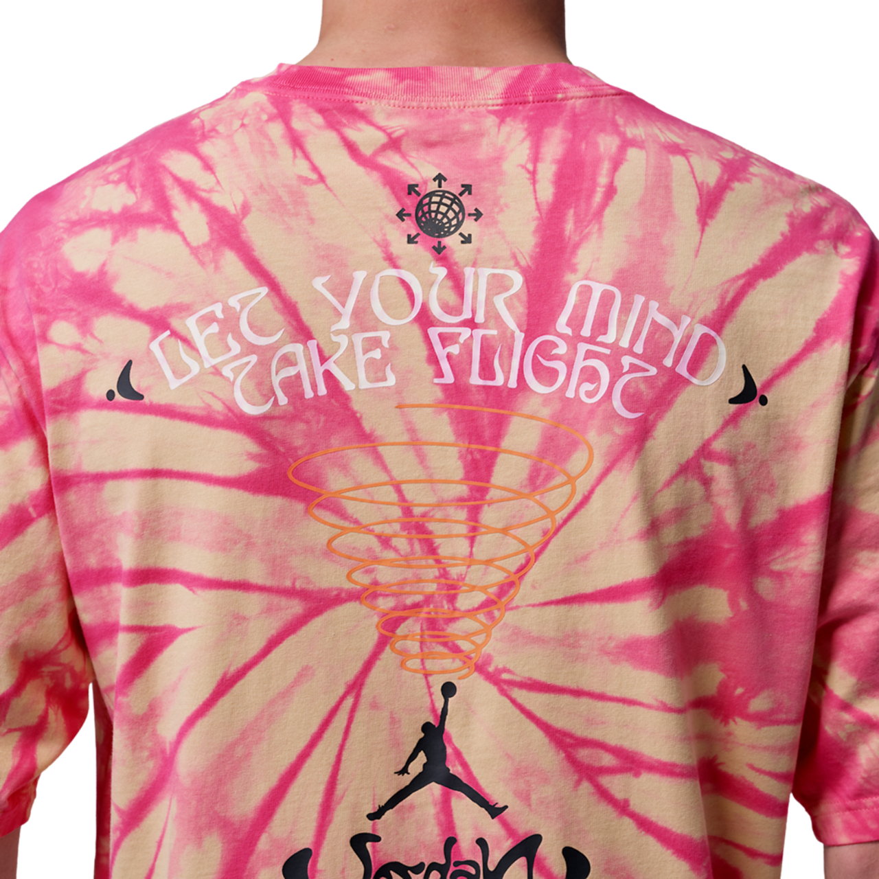 Jordan Brooklyn Tie Dye Festival Short Sleeve Crew Image 5 of 6. Tap to open photo gallery.
