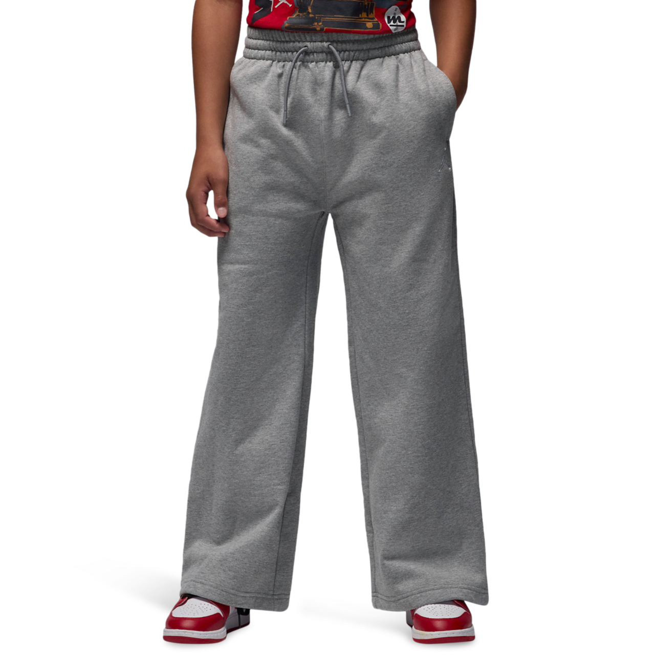 Jordan Brooklyn Open Hem Fleece Pants Image 1 of 7. Tap to open photo gallery.