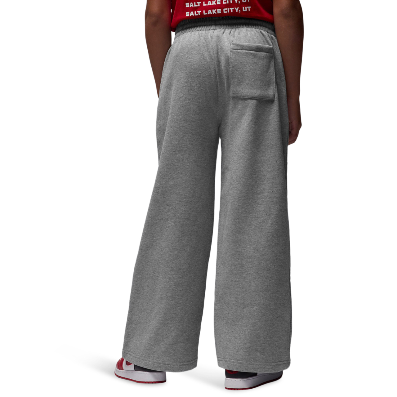Jordan Brooklyn Open Hem Fleece Pants Image 2 of 7. Tap to open photo gallery.