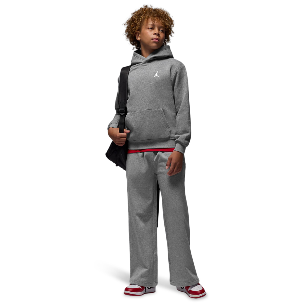 Jordan Brooklyn Open Hem Fleece Pants Image 4 of 7. Tap to open photo gallery.