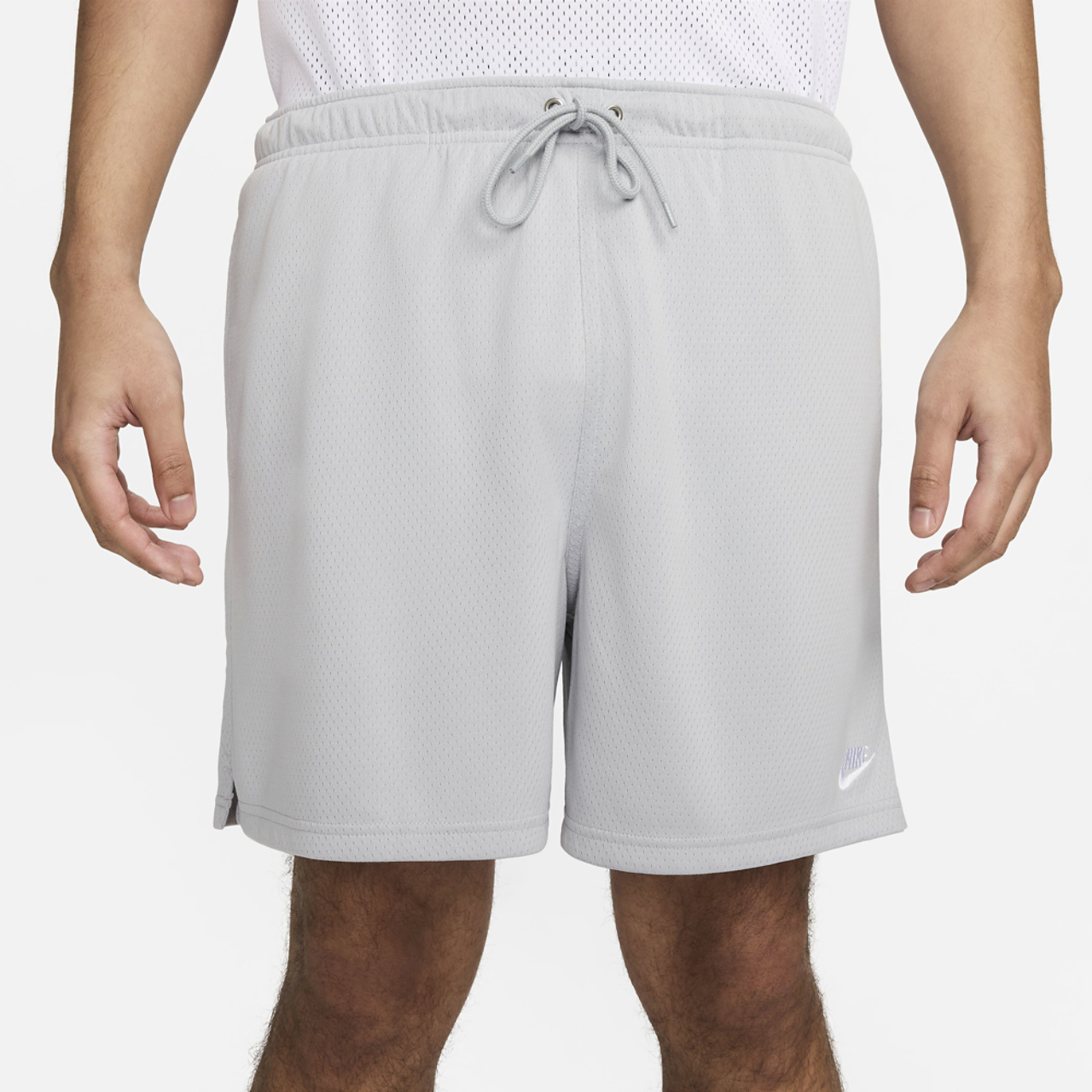 Nike Club Flow Mesh Shorts Image 1 of 5. Tap to open photo gallery.