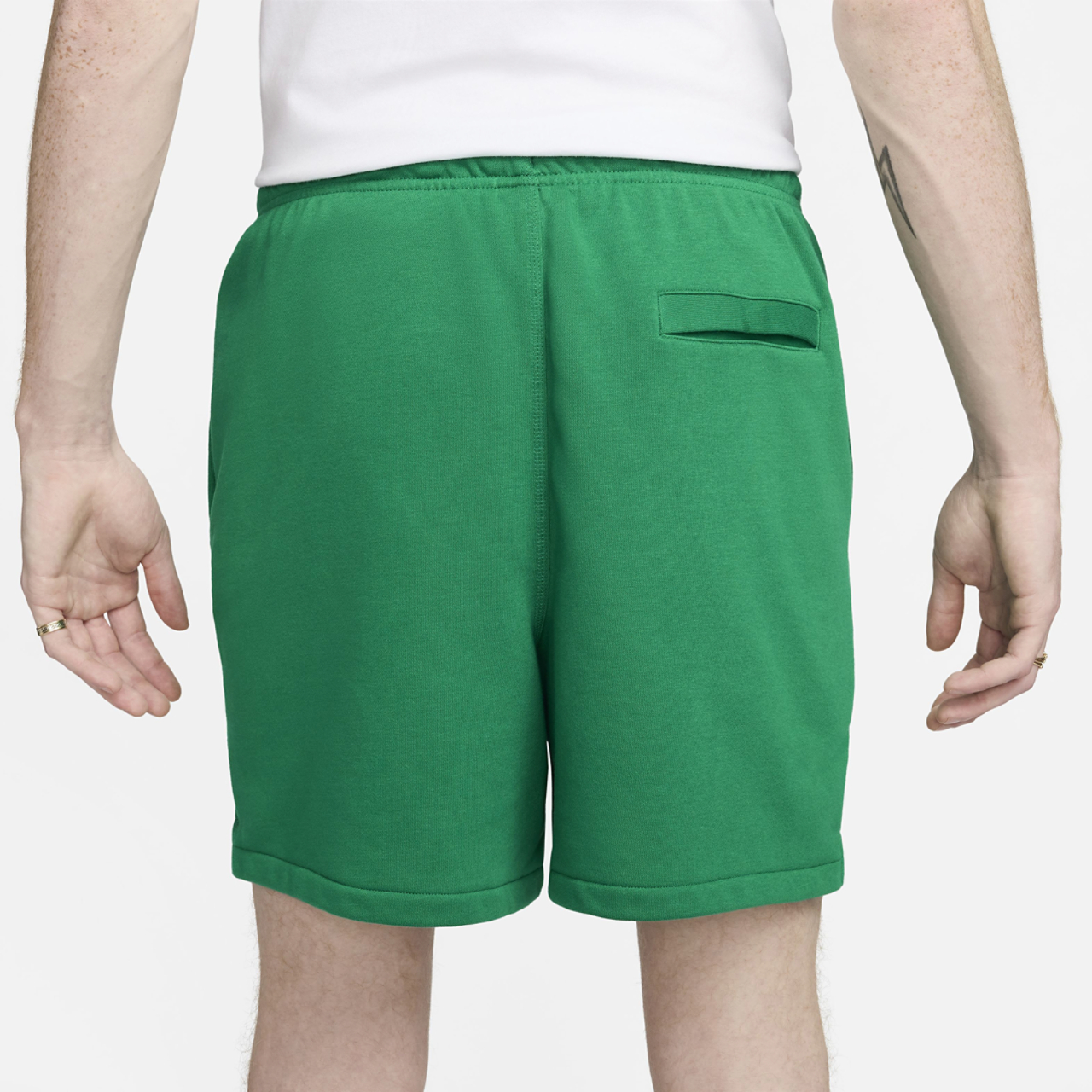 Nike Club Flow French Terry Shorts Image 2 of 2. Tap to open photo gallery.