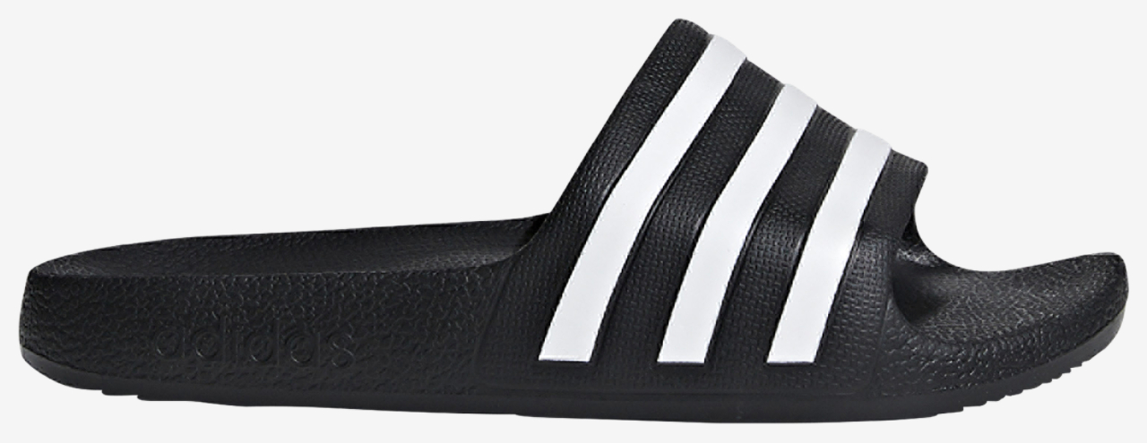 adidas Adilette Aqua Slides Image 1 of 6. Tap to open photo gallery.