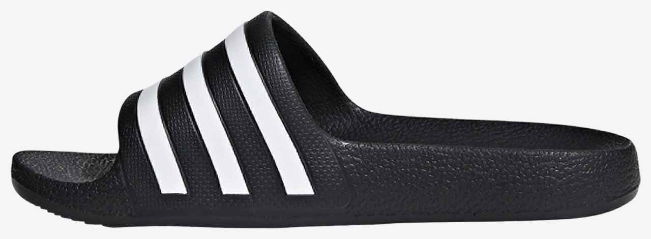 adidas Adilette Aqua Slides Image 2 of 6. Tap to open photo gallery.