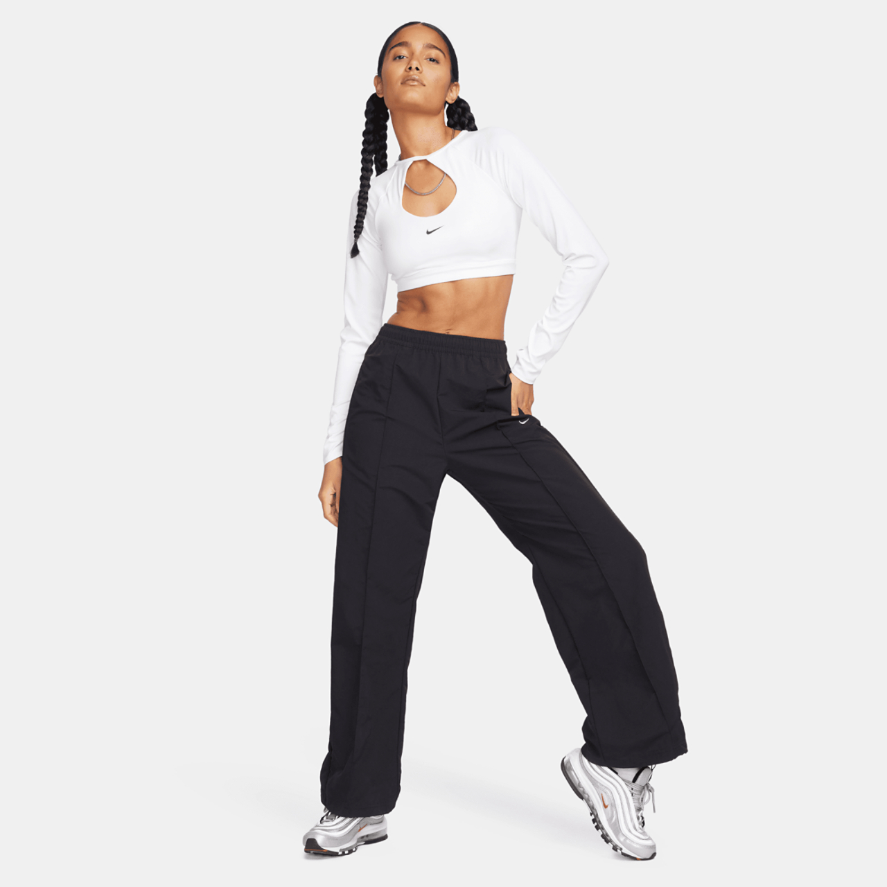 Nike Trend Woven Mid Rise Pants - Women's | Foot Locker