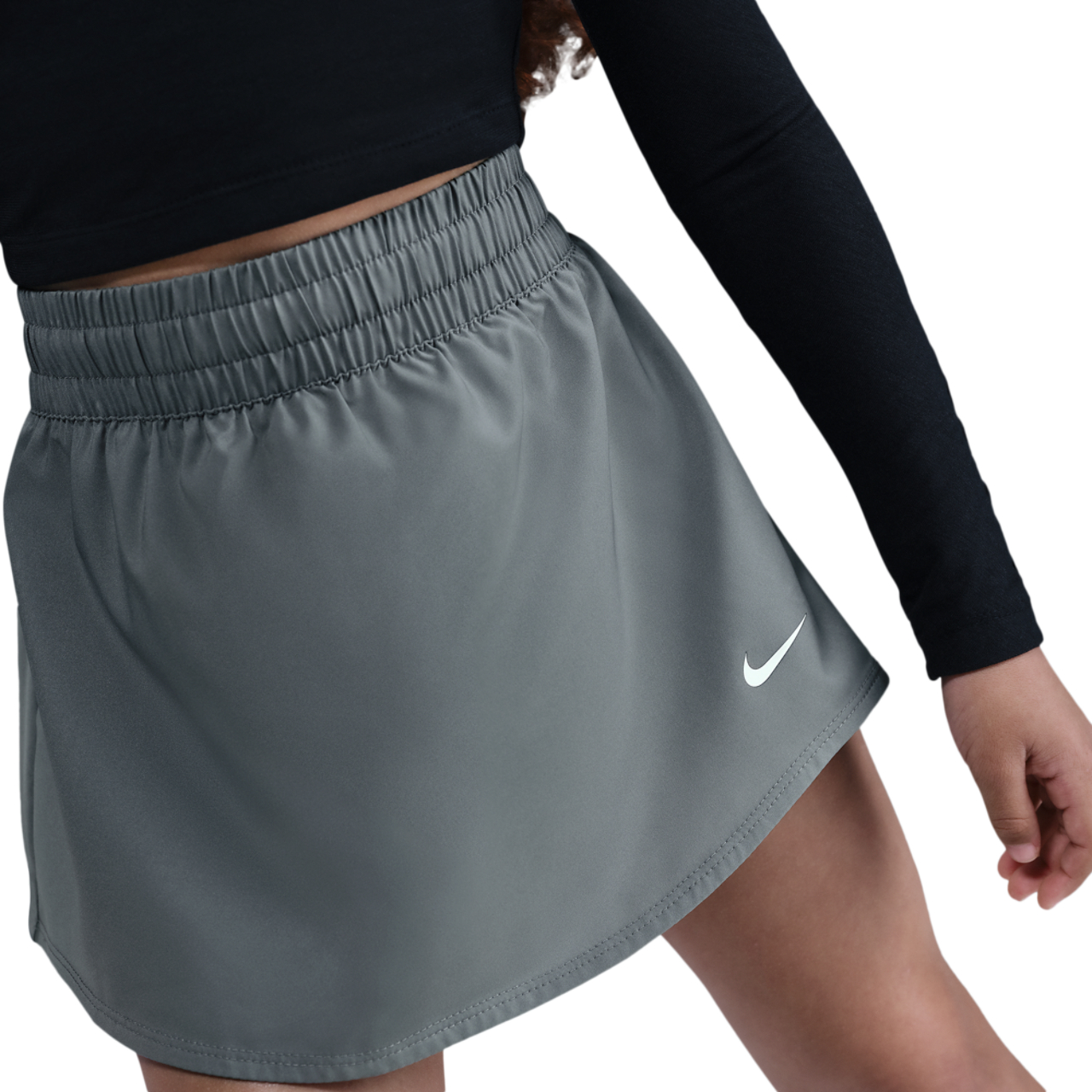 Nike One Dri-FIT High Rise Skort Image 1 of 4. Tap to open photo gallery.