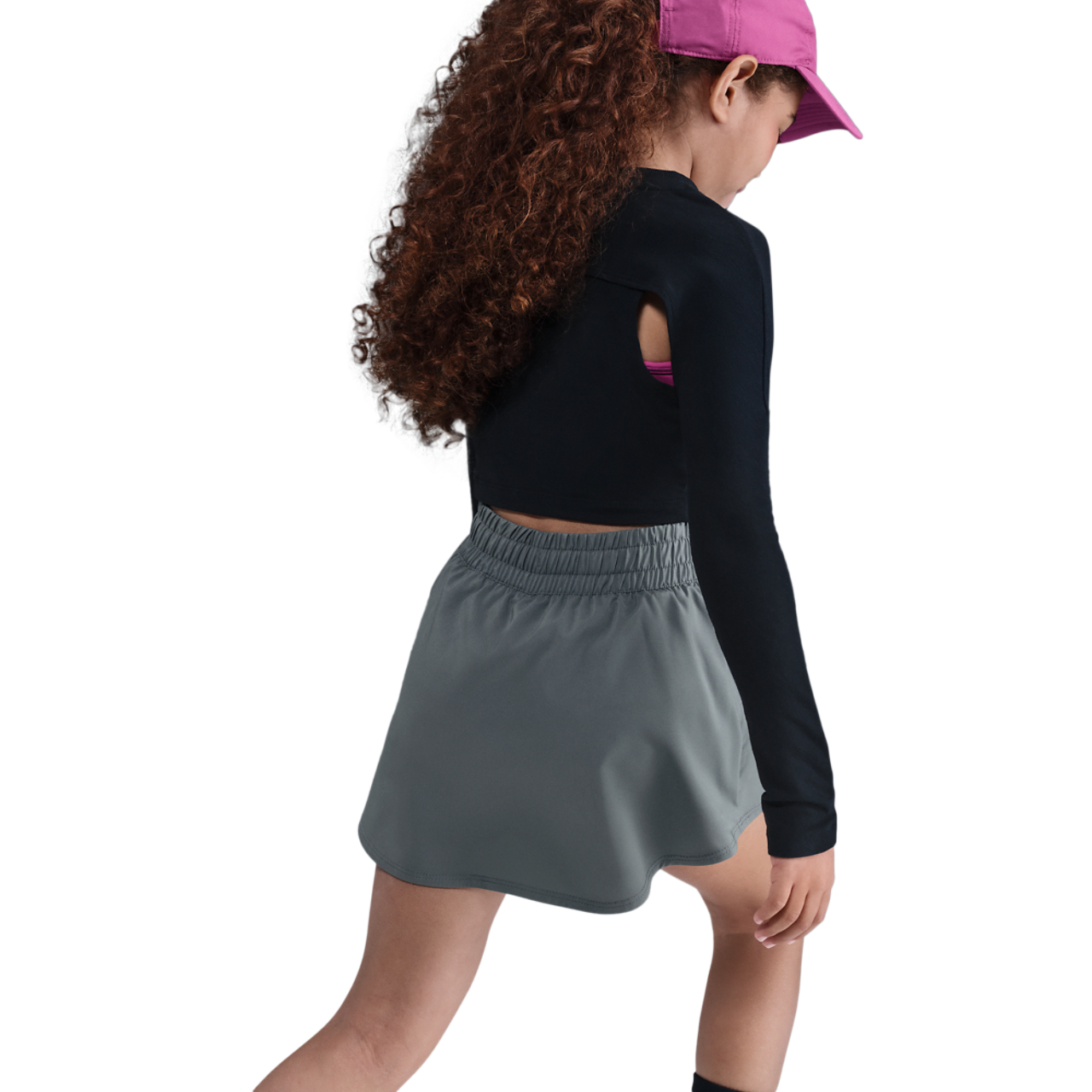 Nike One Dri-FIT High Rise Skort Image 2 of 4. Tap to open photo gallery.