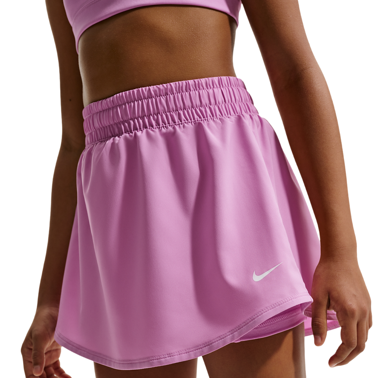 Nike One Dri-FIT High Rise Skort Image 1 of 5. Tap to open photo gallery.