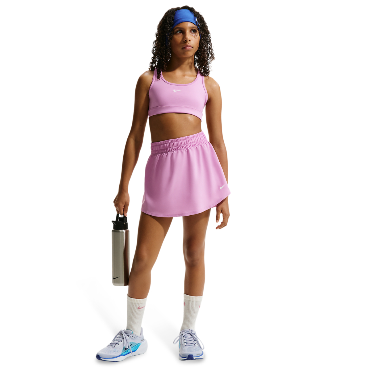 Nike One Dri-FIT High Rise Skort Image 3 of 5. Tap to open photo gallery.