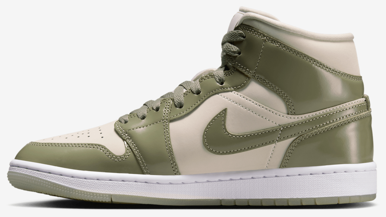 Jordan AJ 1 Mid Image 2 of 8. Tap to open photo gallery.